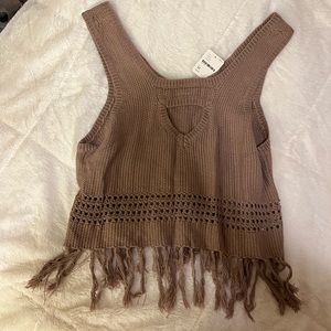 Boho Free People Beach Tank Top